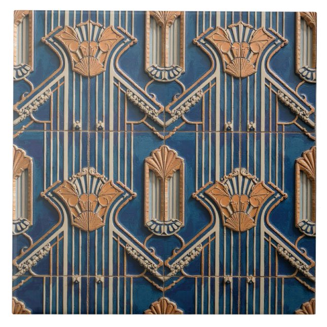 Parisian Façade Ceramic Tile (Front)
