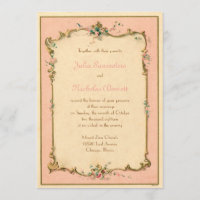 Parisian French Perfume Label Invitation