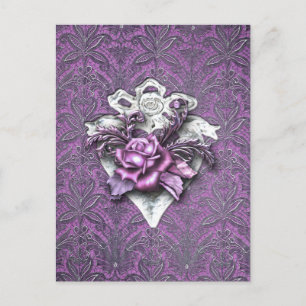 PARISIAN GOTHIC 1897: PARISIAN PURPLES POSTCARD