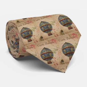 parisian hot air balloon tie