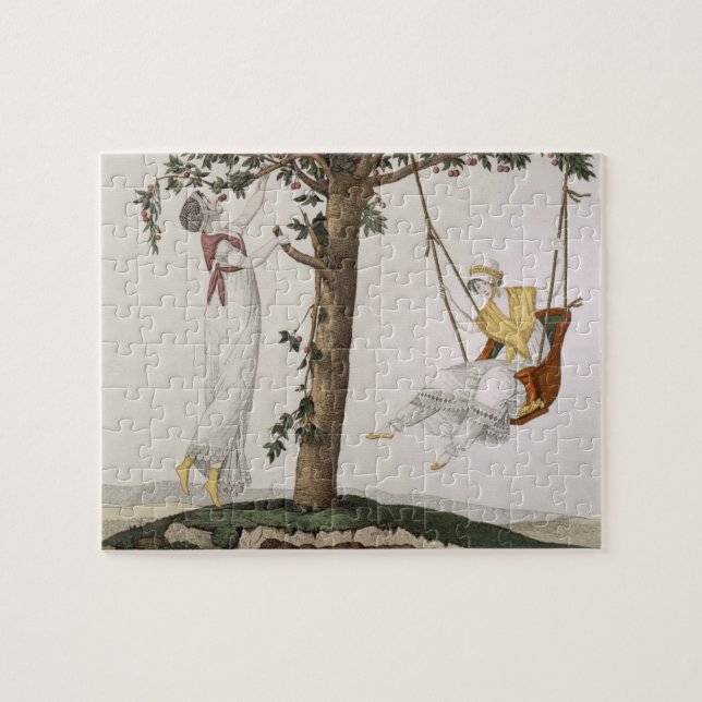 Parisian Ladies at Montmorency, plate 41 from 'Le Jigsaw Puzzle (Horizontal)