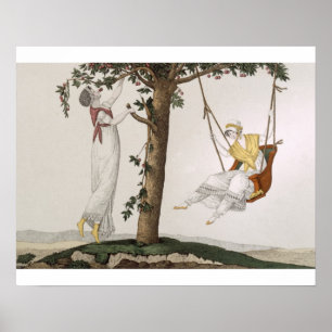 Parisian Ladies at Montmorency, plate 41 from 'Le Poster