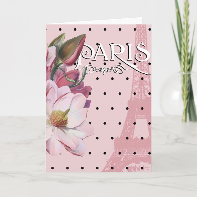 Parisian Magnolia Greeting card (Front)