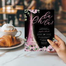 Parisian Oh La La Bridal Shower