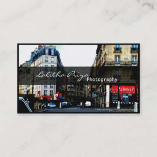 Parisian Photography Business Card