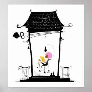 Parisian Pink Canvas Poster