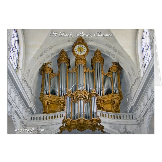 Parisian pipe organ (Front Horizontal)