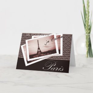 Parisian Postcards Greeting Cards