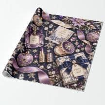 Parisian Purple Navy Christmas