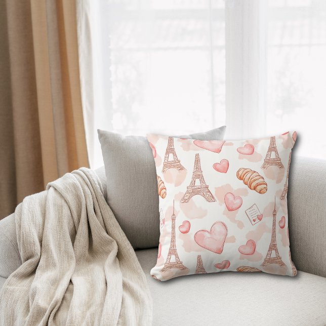 Parisian Romance Valentine Cushion (Creator Uploaded)
