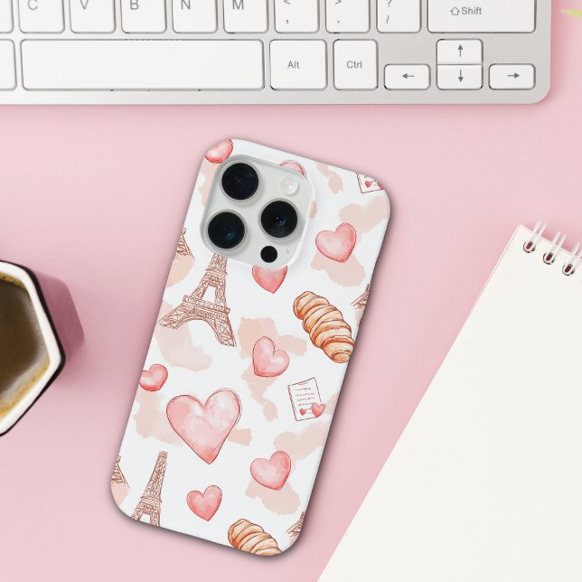 Parisian Romance Valentine iPhone Case (Creator Uploaded)
