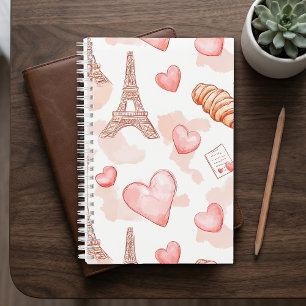 Parisian Romance Valentine Notebook