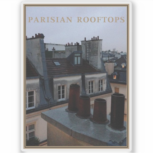 Parisian Rooftops (Front)