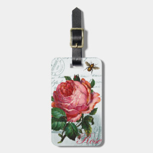 Parisian Rose Luggage Tag