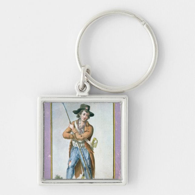 Parisian Sans-culotte Key Ring (Front)