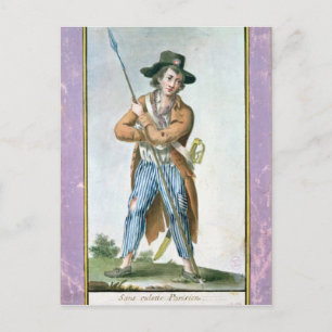 Parisian Sans-culotte Postcard