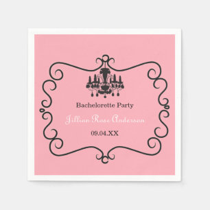Parisian Themed Bachelorette Party - Napkin