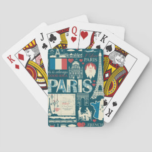 Parisian Vintage: French Republic Elegance Playing Cards