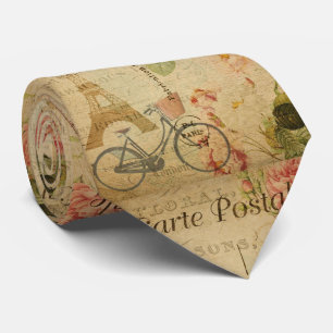 Parisian Vintage With Eiffel Tie