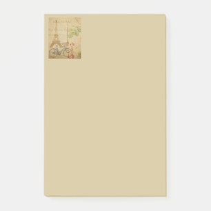 Parisian Vintage With Eiffel Tower Post-it Notes