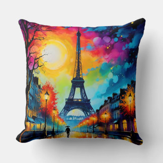 "Parisian Whispers in Oil" Cushion