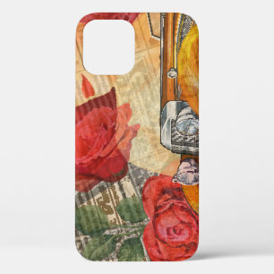 Parisian Woman: Eiffel Tower Retro. iPhone 12 Case