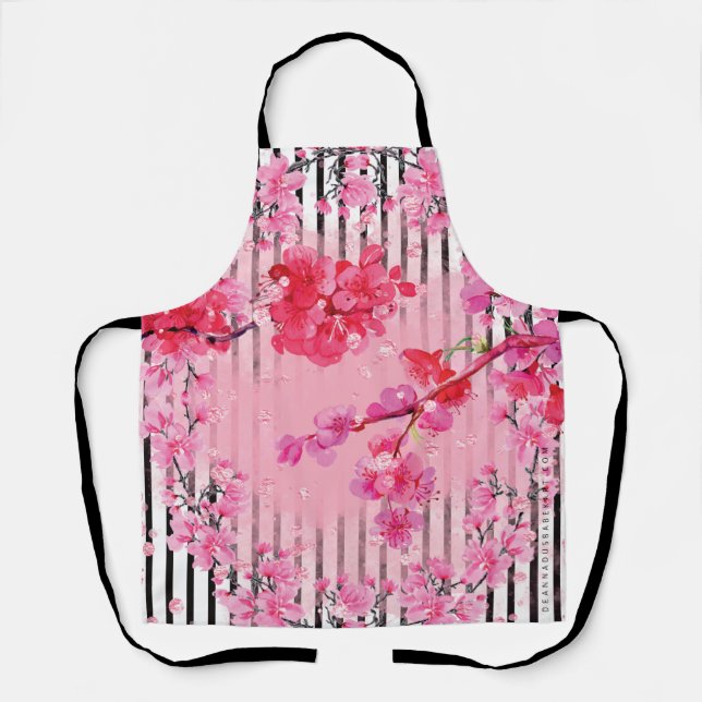 Parisienne All-Over Print Apron (Front)
