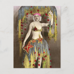 Parisienne Casino Dancer 3 Postcard