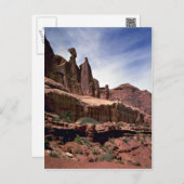 Park Avenue, Arches National Park, Utah rock forma Postcard (Front/Back)
