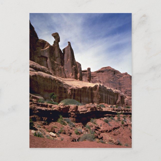 Park Avenue, Arches National Park, Utah rock forma Postcard (Front)