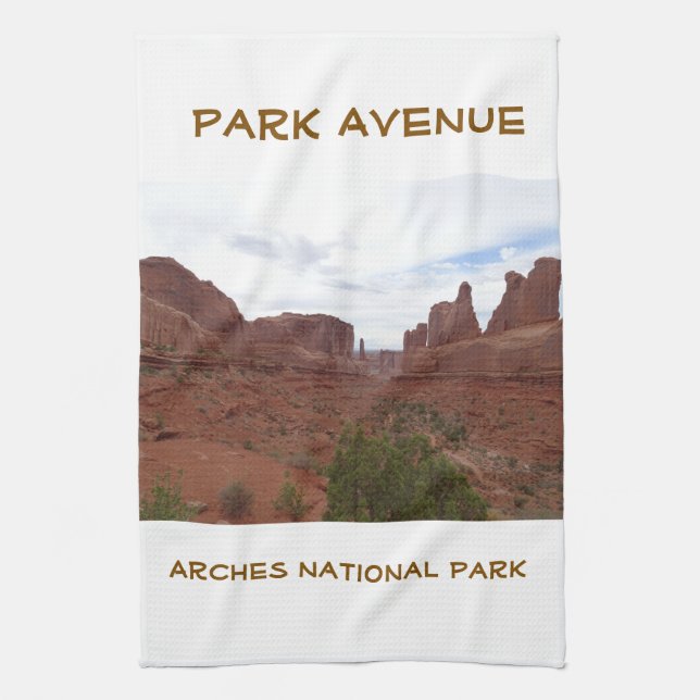 Park Avenue Trail kitchen towel (Vertical)