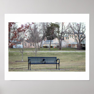 Park Bench Photo Poster