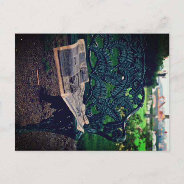 Park Bench Postcard (Front)
