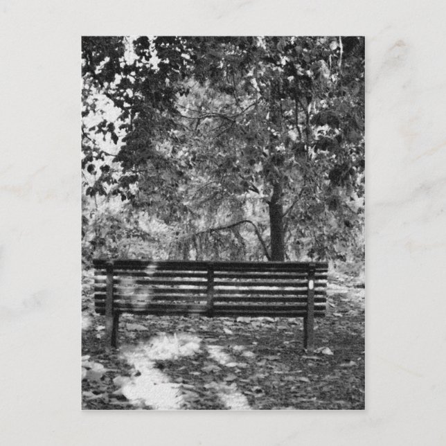 Park bench postcard (Front)