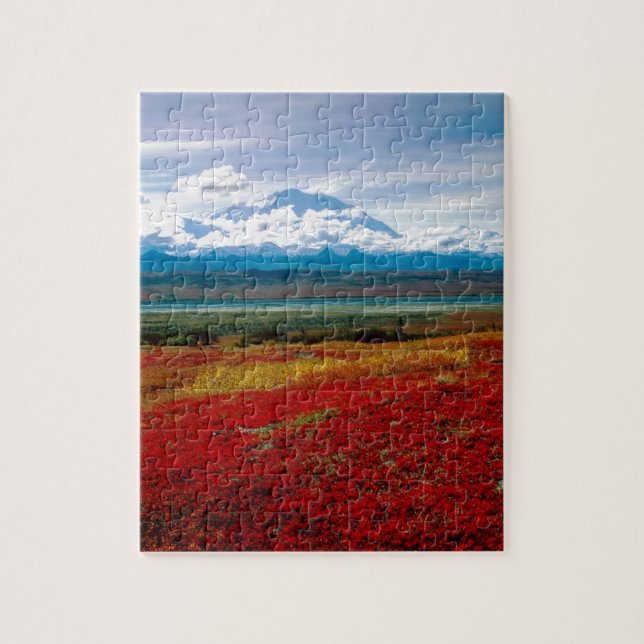Park Brilliant Colours Of Denali Alaska Jigsaw Puzzle (Vertical)