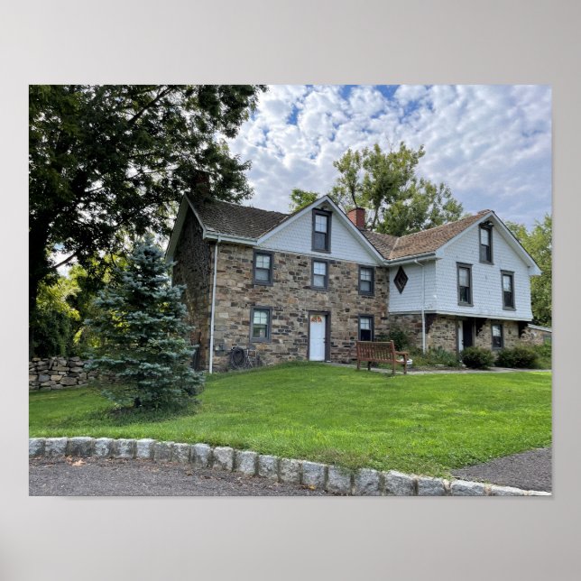Park Building with Tree Poster (Front)