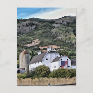 Park City Barn Postcard