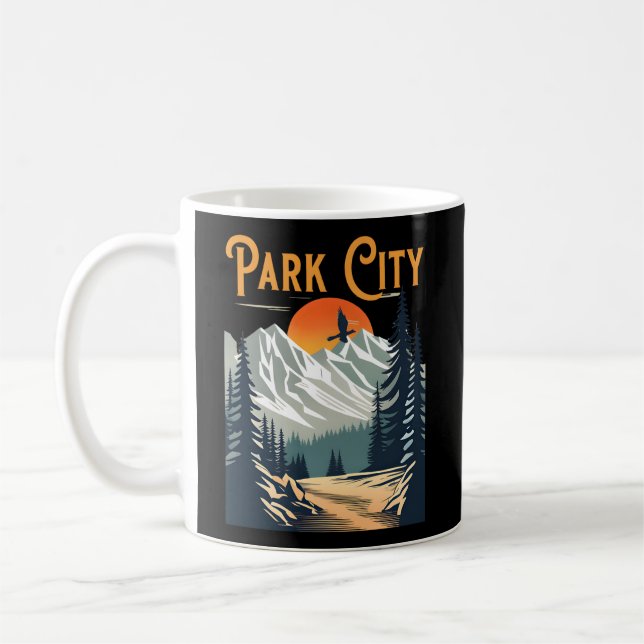 Park City Hiking Coffee Mug (Left)