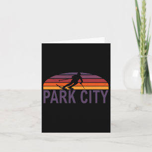 Park City Mountain Resort Utah Usa Ski Resort Snow Card