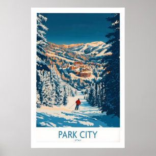 Park City Print Utah Skiing 1