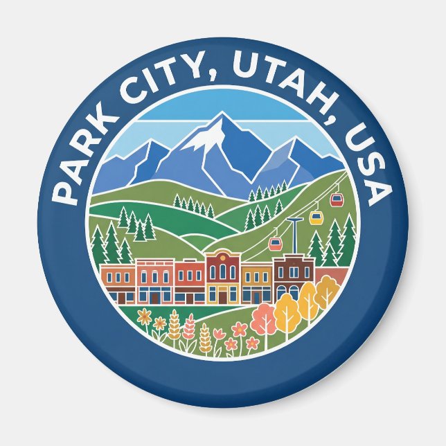 Park City USA Magnet (Front)