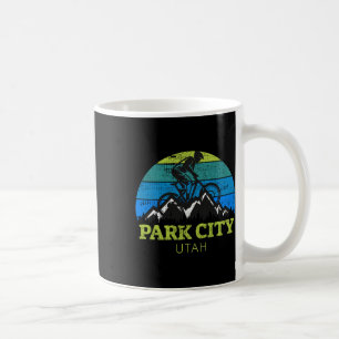 Park City Utah Mountain Biking Mtb Travel Vacation Coffee Mug