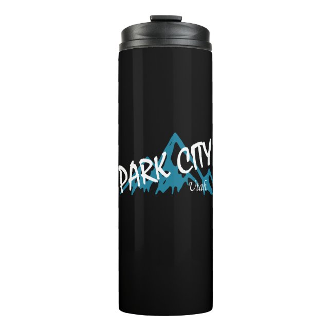 Park City Utah Mountains Thermal Tumbler (Front)