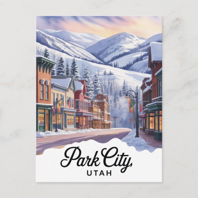 Park City Utah Postcard (Front)
