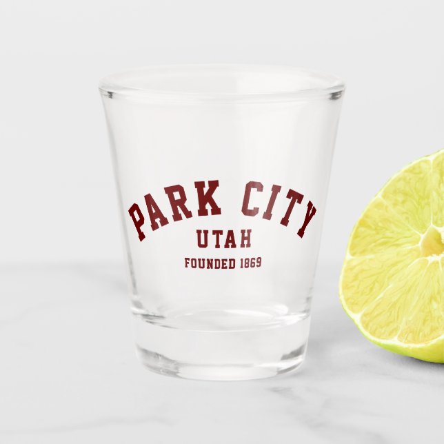 Park City, Utah Shot Glass (Front)