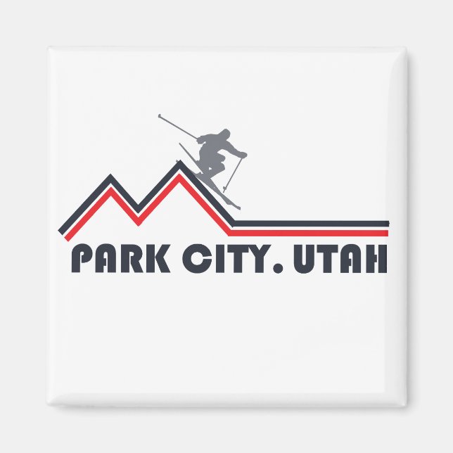 Park city Utah ski resort Magnet (Front)