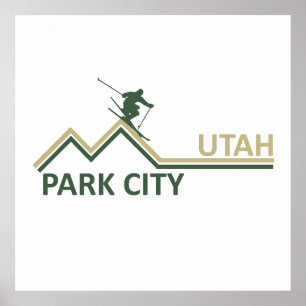 Park city Utah ski resort Poster