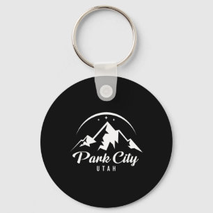 Park City Utah Ski Resort Skiing Snowboarding Key Ring