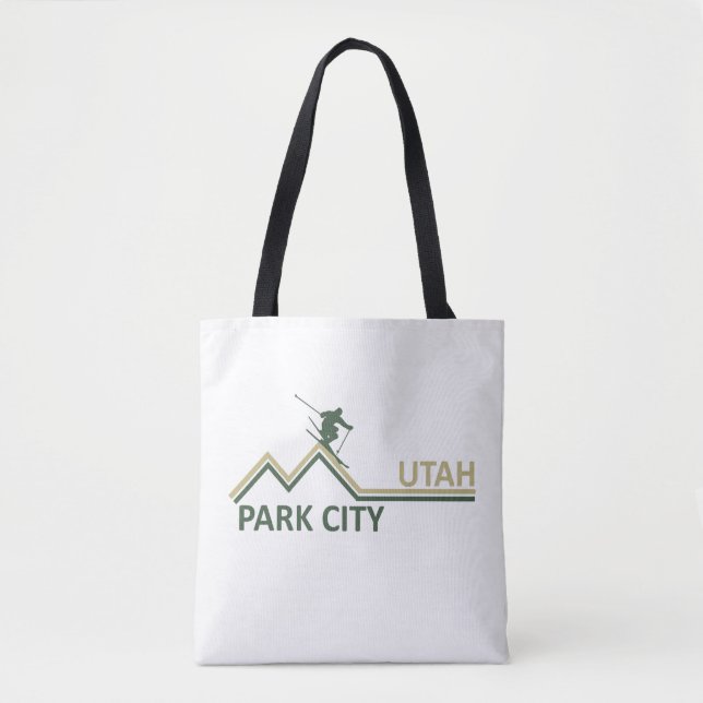 Park city Utah ski resort Tote Bag (Front)