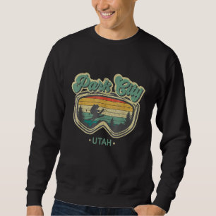 Park City Utah Ski Resort Vintage Skiing Vacation Sweatshirt